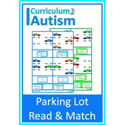Read & Match Parking Lot Task Cards, Thinking Skills